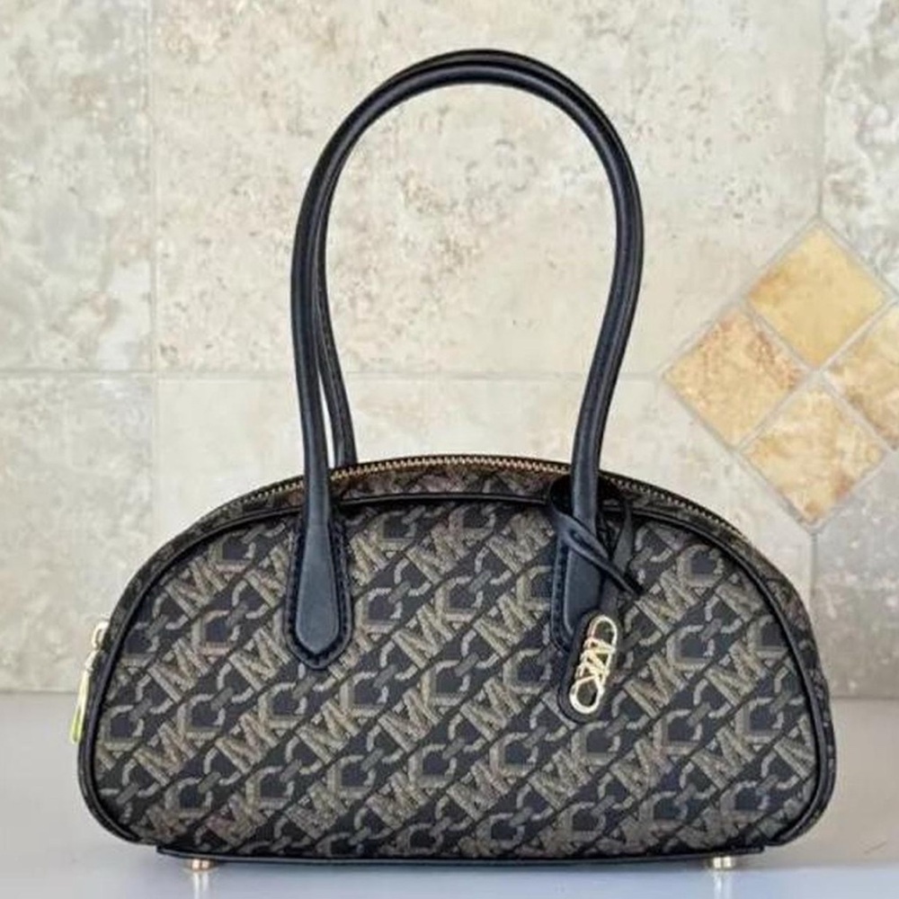 Michael Kors LuLu Black and Gold Handbag. New with tags!!
